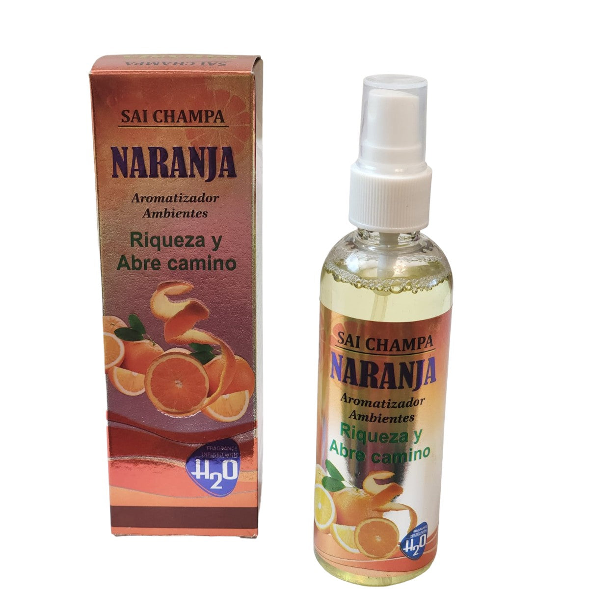 Aromatizador de Ambientes Naranja Riqueza y Abre Camino Sai Champa