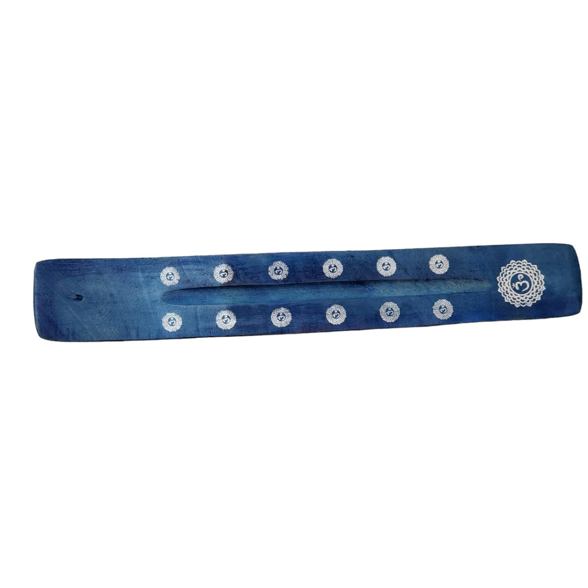 Tabla Porta Incienso Madera Azul