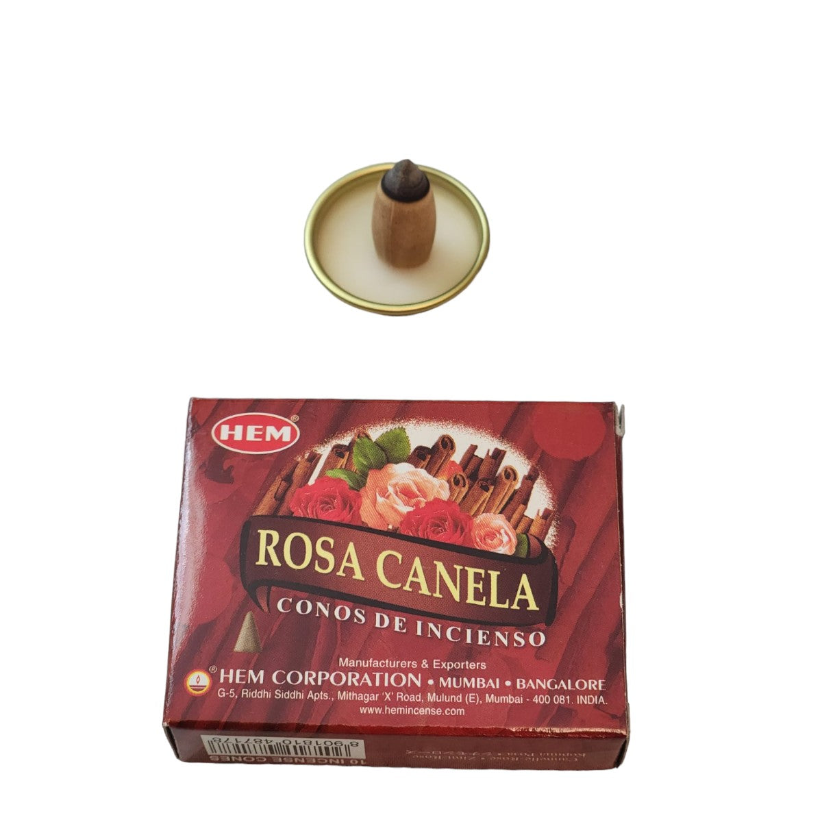 Incienso Cono Normal Canela Rosa Hem