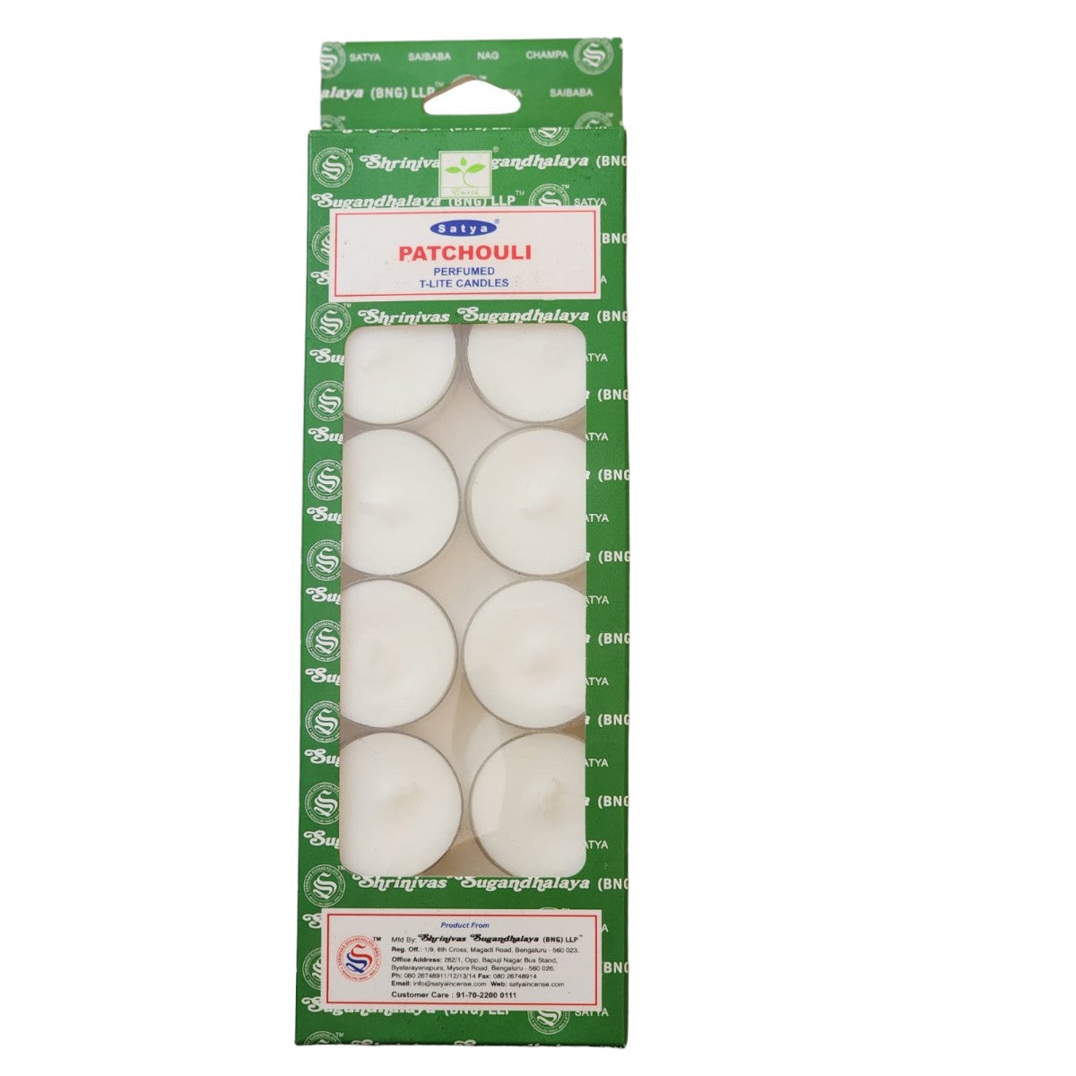 Velas Perfumadas PAchulí Satya