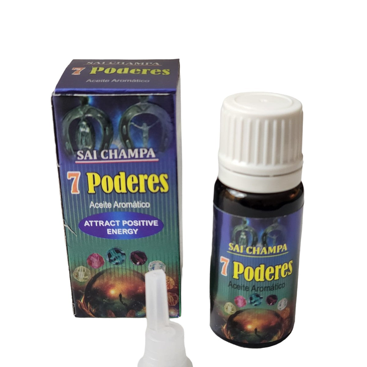 Aceite Aromático 7 Poderes Energía Positiva Sai Champa