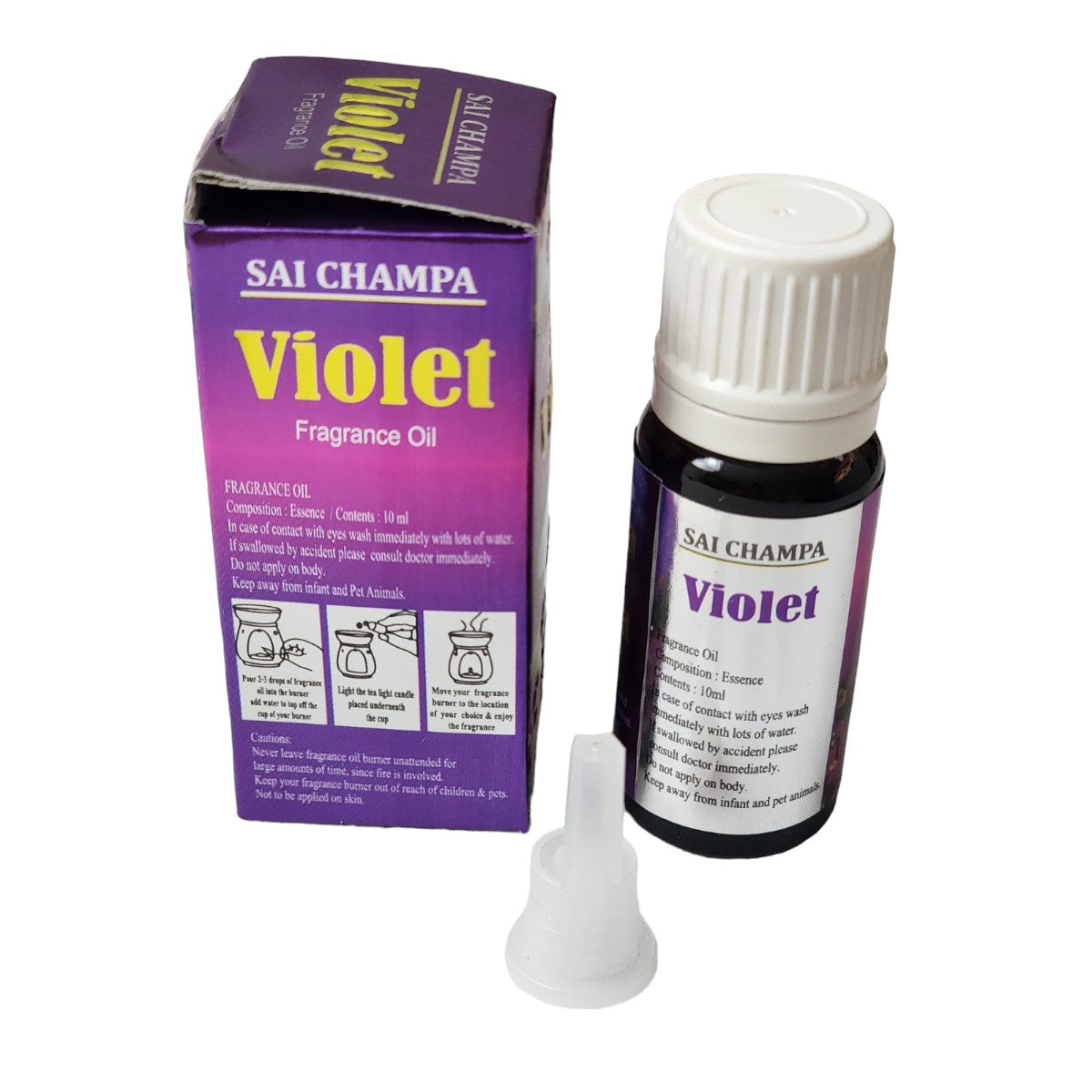Aceite Aromático Violeta Protección, Suerte y Amor Sai Champa