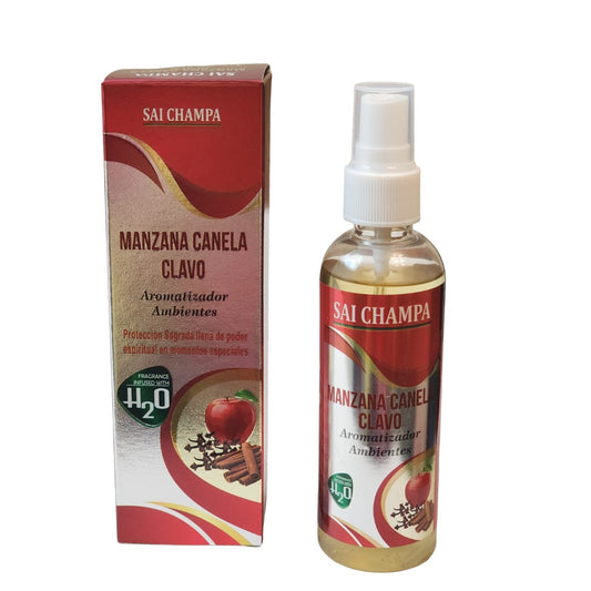 Aromatizador de Ambiente Manzana Canela Clavo Protección Sagrada Sai Champa
