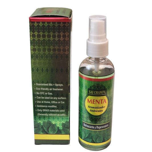 Aromatizador de Ambientes Menta Refrescante y Regeneradora Sai Champa