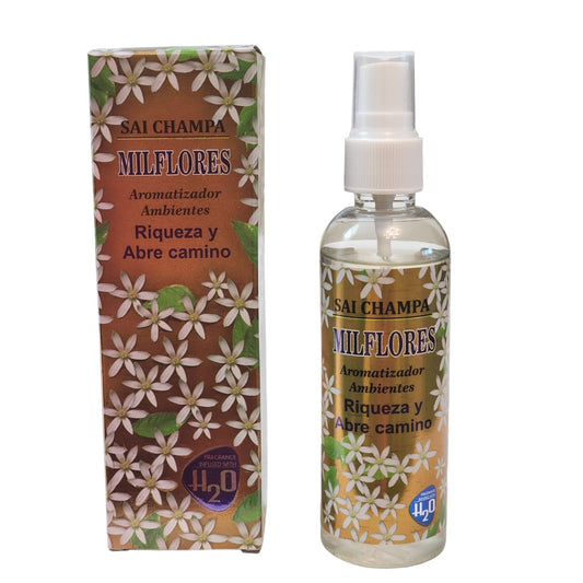 Aromatizador de Ambientes Milflores Riqueza y Abre Camino Sai Champa