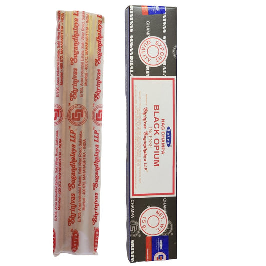 Incienso Nag Champa Black Opium Satya