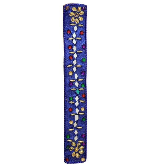 Tabla Brillo Porta Incienso Azul